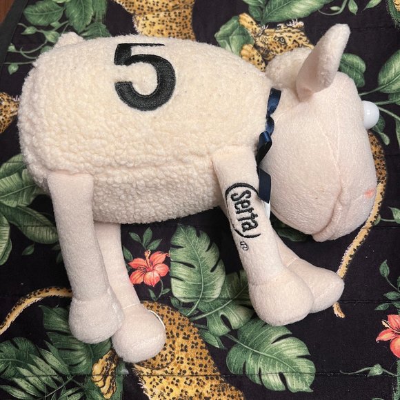 SERTA #5  Sheep Plush🐑 Counting Collectible with Serta Original Collar Tag! - Picture 2 of 4